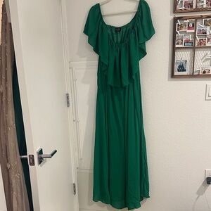 RSVP Vibrant Green Maxi Dress